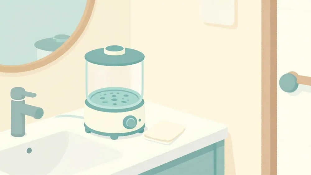 使い終わったらタンクの水を必ず捨てて乾かす。水以外を入れない・入れっぱなしにしないのが長持ちのコツ(イメージ画像)