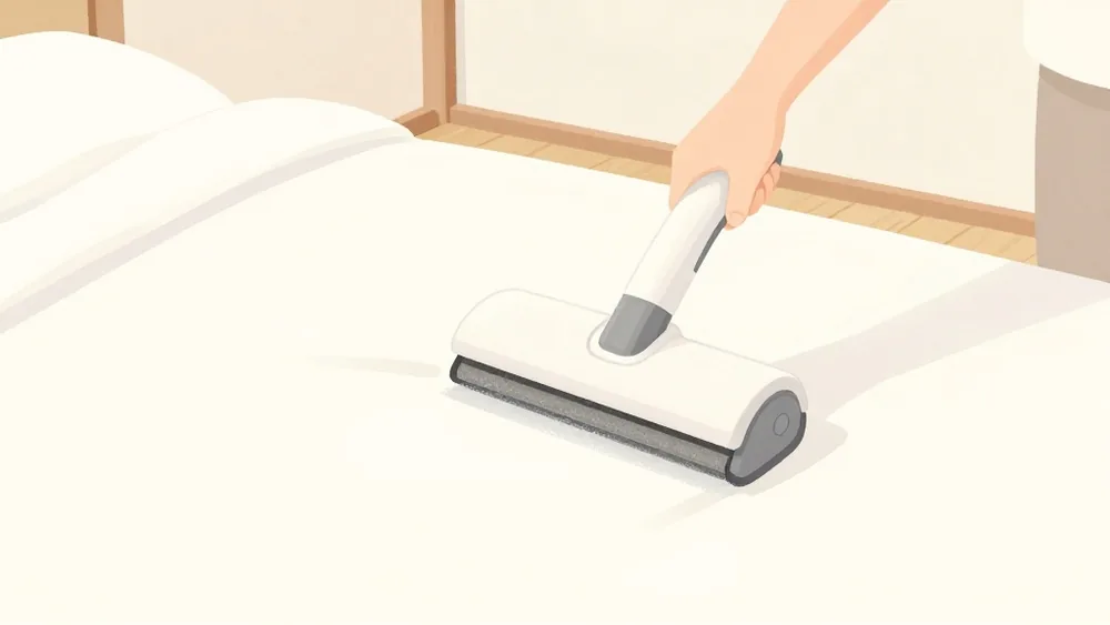 1㎡あたり20〜30秒、ゆっくり往復させる。速く動かすほど取れないのがこの作業の難しいところ(イメージ画像)