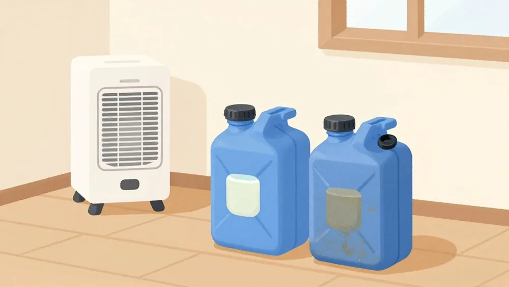 メーカーの線引きは「新しい灯油以外は使わない」。トヨトミのエコバーナー搭載機だけは、保管期間1年未満・冷暗所・水の混入なしという条件つきで前シーズンの灯油に対応する(イメージ画像)
